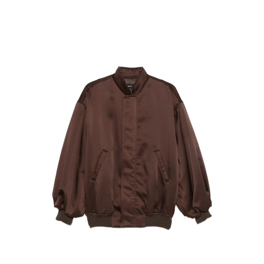 Federica Tosi Brown Jackets - Bomber Jackets Women